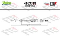 VALEO 4103318 - Cable de accionamiento, accionamiento del embrague - FTE CLUTCH ACTUATION