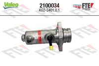 VALEO 2100034 - Cilindro maestro, embrague - FTE CLUTCH ACTUATION