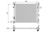 NRF 59221 - Radiador, refrigeración del motor