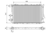 NRF 51317 - Radiador, refrigeración del motor