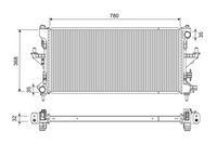 VALEO 701727 - Radiador, refrigeración del motor