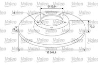 VALEO 675412 - año construcción desde: 07/2008<br>año construcción hasta: 06/2010<br>Lado de montaje: Eje trasero<br>Tipo de disco de frenos: macizo<br>Superficie: revestido<br>Diámetro exterior [mm]: 249<br>Espesor de disco de frenos [mm]: 9<br>Diámetro de centrado [mm]: 62<br>Altura [mm]: 69<br>Espesor mínimo [mm]: 7<br>Llanta, nº de taladros: 4<br>Artículo complementario / información complementaria 2: con tornillo<br>Artículo complementario / información complementaria 2: con anillo sensor ABS<br>Artículo complementario / información complementaria 2: con cojinete rueda incorporado<br>Peso [kg]: 5,583<br>