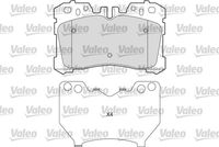 VALEO 601654 - Lado de montaje: Eje trasero<br>Restricción de fabricante: ADVICS<br>Ancho [mm]: 74,5<br>Altura [mm]: 76,5<br>Espesor [mm]: 18,5<br>Contacto avisador de desgaste: preparado para indicador desgaste<br>Homologación: E9 90R - 01120/2236<br>