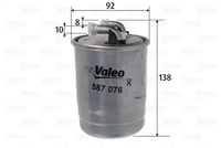 VALEO 587076 - Filtro combustible