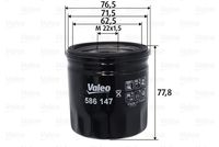 VALEO 586147 - Filtro de aceite