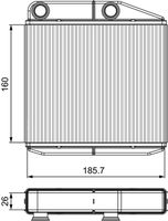 VALEO 811502 - Radiador de calefacción