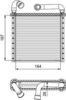 VALEO 811506 - Radiador de calefacción