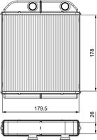 VALEO 811538 - Radiador de calefacción