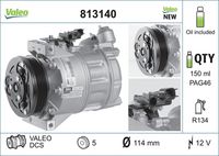 VALEO 813140 - Compresor, aire acondicionado