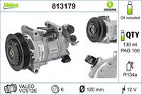 VALEO 813179 - Compresor, aire acondicionado