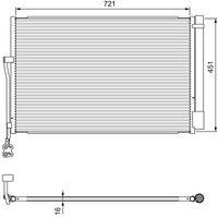 VALEO 814379 - Condensador, aire acondicionado