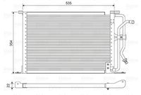 VALEO 822627 - Condensador, aire acondicionado