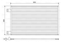 VALEO 822553 - Condensador, aire acondicionado