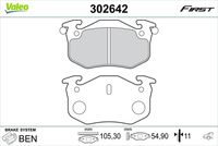 VAICO V220001 - Juego de pastillas de freno - Green Mobility Parts