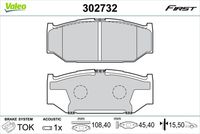 TRISCAN 811069022 - Juego de pastillas de freno