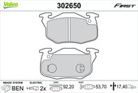 VAICO V424103 - Juego de pastillas de freno - Green Mobility Parts