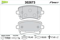 VAICO V108176 - Juego de pastillas de freno - Green Mobility Parts