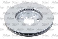 VALEO 672655 - Disco de freno - COATED