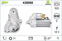 VALEO 438088 - Motor de arranque - VALEO ORIGINS NEW OE TECHNOLOGY