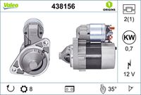 VALEO 438156 - Motor de arranque - VALEO ORIGINS NEW OE TECHNOLOGY