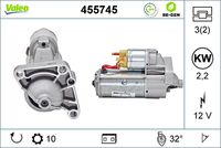 VALEO 455745 - Motor de arranque - VALEO RE-GEN REMANUFACTURED