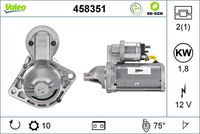 VALEO 458351 - Motor de arranque - VALEO RE-GEN REMANUFACTURED