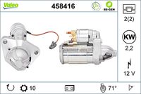 VALEO 458416 - Motor de arranque - VALEO RE-GEN REMANUFACTURED