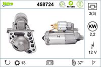 VALEO 458724 - Motor de arranque - VALEO RE-GEN REMANUFACTURED STOP&START