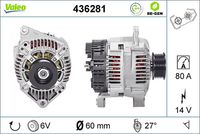 VALEO 436281 - Alternador - VALEO RE-GEN REMANUFACTURED