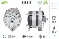 VALEO 436313 - Alternador - VALEO RE-GEN REMANUFACTURED