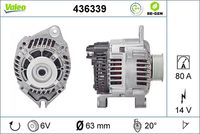 VALEO 436339 - Alternador - VALEO RE-GEN REMANUFACTURED