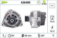 VALEO 436450 - Alternador - VALEO RE-GEN REMANUFACTURED