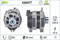 VALEO 436477 - Alternador - VALEO RE-GEN REMANUFACTURED