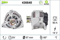 VALEO 436640 - Alternador - VALEO RE-GEN REMANUFACTURED