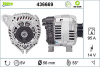 VALEO 436669 - Alternador - VALEO RE-GEN REMANUFACTURED