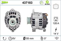 VALEO 437183 - Alternador - VALEO RE-GEN REMANUFACTURED