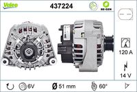 VALEO 437224 - Alternador - VALEO RE-GEN REMANUFACTURED