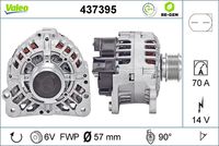 VALEO 437395 - Alternador - VALEO RE-GEN REMANUFACTURED