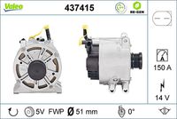 VALEO 437415 - Alternador - VALEO RE-GEN REMANUFACTURED