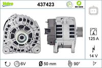 VALEO 437423 - Alternador - VALEO RE-GEN REMANUFACTURED