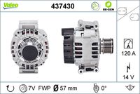 VALEO 437430 - Alternador - VALEO RE-GEN REMANUFACTURED