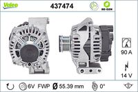 VALEO 437474 - Alternador - VALEO RE-GEN REMANUFACTURED