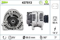 VALEO 437513 - Alternador - VALEO RE-GEN REMANUFACTURED