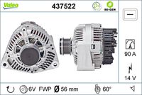 VALEO 437522 - Alternador - VALEO RE-GEN REMANUFACTURED