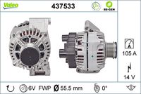 VALEO 437533 - Alternador - VALEO RE-GEN REMANUFACTURED