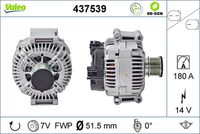 VALEO 437539 - Alternador - VALEO RE-GEN REMANUFACTURED