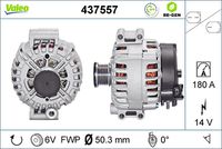 VALEO 437557 - Alternador - VALEO RE-GEN REMANUFACTURED