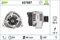 VALEO 437587 - Alternador - VALEO RE-GEN REMANUFACTURED