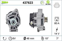 VALEO 437623 - Alternador - VALEO RE-GEN REMANUFACTURED