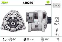 VALEO 439236 - Alternador - VALEO ORIGINS NEW OE TECHNOLOGY